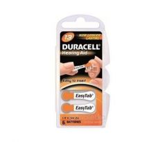 Batérie Duracell EasyTab H13 1.4V 6ks Blister (sluch) (H13/PR48)