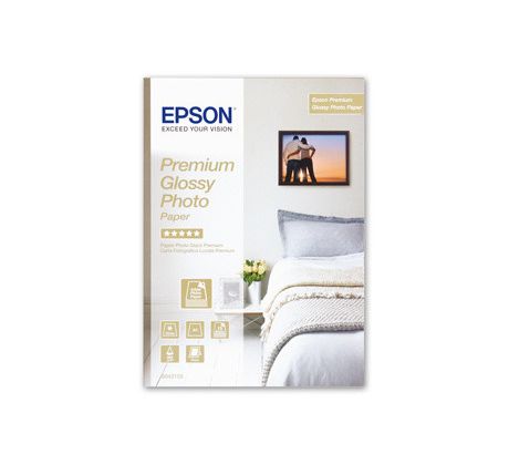 papier EPSON S041315 Premium Glossy Photo 255g/m2, A4, 15ks (C13S042155)