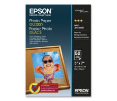 papier EPSON Photo Paper Glossy 130 x 180 mm, 200g / m2, 50 listov (C13S042545)