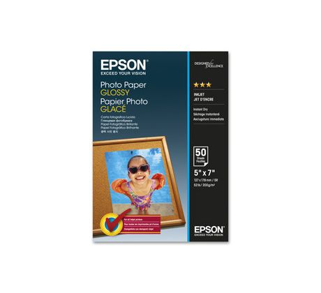 papier EPSON Photo Paper Glossy 130 x 180 mm, 200g / m2, 50 listov (C13S042545)