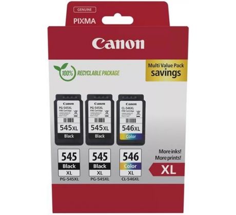 kazeta CANON PG-545 XL black (2x) + CL-546 XL color (1x) MG2450/MG2550 (8286B013)