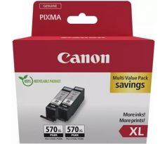 kazeta CANON PGI-570PGBK XL black TWIN MG 5750/5751/6850/6851/7750/7751 (2x 500 str.) (0318C010)