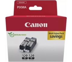 kazeta CANON PGI-520PGBK black TWIN MP 540/620/630/980, iP 3600/4600 (2x 341 str.) (2932B019)