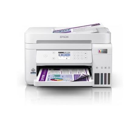 MFP "ecoTANK" ITS farebné atramentové EPSON L6276 (biela), sieť, DUPLEX, ADF, Wi-Fi (C11CJ61406)