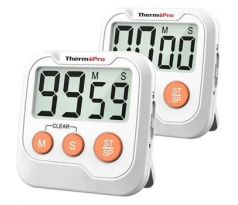 digitálny časovač ThermoPro TM-03 (stopky, odpočítavanie, alarm) (PTS-071)