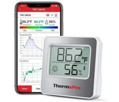 vnútorný digitálny Bluetooth vlhkomer a teplomer ThermoPro TP-357 (TP-357)