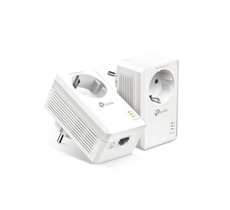 TP-LINK TL-PA7017PKIT Dvojica adaptérov 1000Mbps, AV1000 priechodzia zásuvka Powerline Adapter Starter Kit (TL-PA7017P KIT)