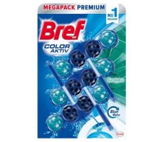 Bref Color Aktiv WC závesný blok tuhý 3 x 50 g Eukalyptus