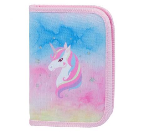 Školský peračník BAAGL jednoposchodový Rainbow Unicorn