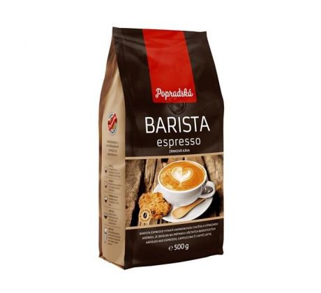 Káva Popradská BARISTA espresso zrnková 500 g