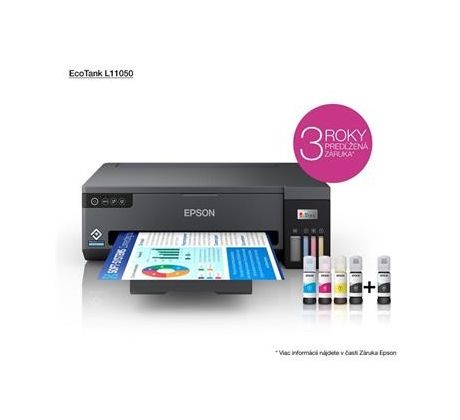 Farebná atramentová "TANK" tlačiareň EPSON L11050, A3, USB, ethernet, Wi-Fi (C11CK39402)