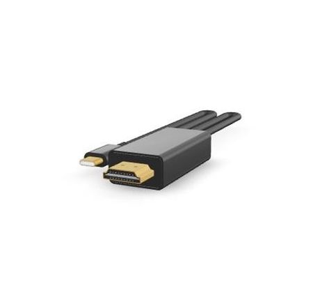 USB-C to HDMI-male adapter, 4K 60Hz, 2 m, black (A-CM-HDMIM-02)