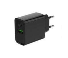 2-port 20 W USB fast charger, black (TA-UC-PDQC20-01-BK)