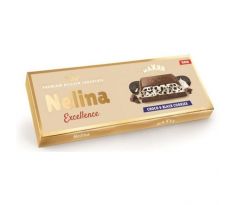 Nelina Premium Excellence čokoláda s kakaovými sušienkami 250g