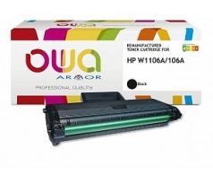 alt. toner OWA ARMOR W1106A HP106A pre HP LJ 135/137/106/107 Black (1000 str.) (K18651OW)