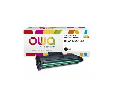 alt. toner OWA ARMOR W1106A HP106A pre HP LJ 135/137/106/107 Black (1000 str.) (K18651OW)