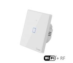 dotykový vypínač biely WiFi+RF Sonoff TX2-1CH (12060)