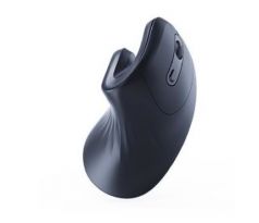 Ergonomic 6-button wireless optical mouse, black (MUSW-ERGO-03)