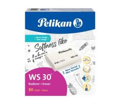 Guma bez PVC Pelikan WS 30 L krémová 30 ks