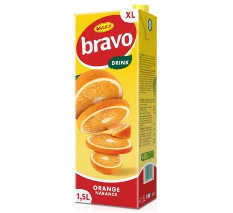 Ovocný nápoj Bravo Pomaranč 1,5 ℓ