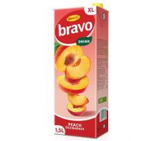 Ovocný nápoj Bravo Broskyňa 1,5 ℓ