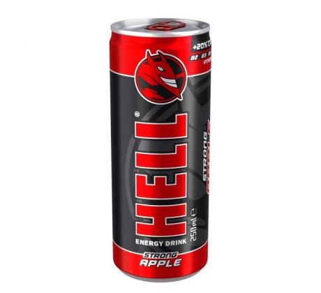 Energetický nápoj Hell Strong Apple 250ml