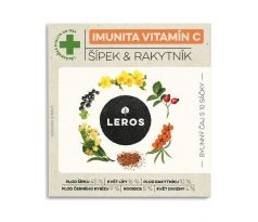 Čaj LEROS bylinný Natur Imunita Vitamín C šípka & rakytník HB 10 x 1,5 g