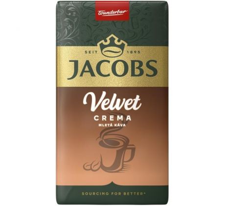 Káva Jacobs Velvet Crema mletá 250g