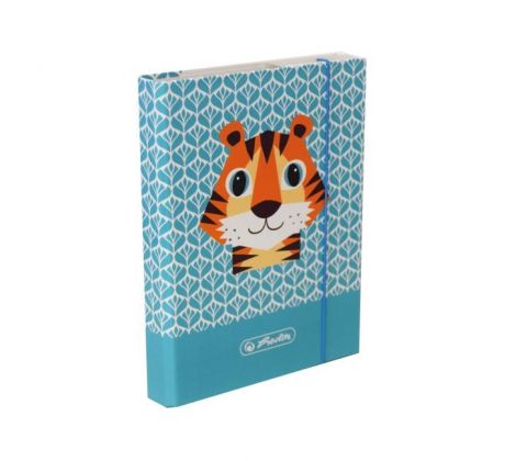 Box na zošity A4 s gumičkou Cute Animals Tiger