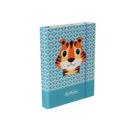 Box na zošity A5 s gumičkou Cute Animals Tiger