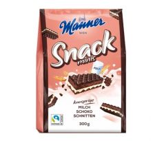 Oblátky Manner Snack Minis čokoládové 300 g