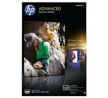 Paper HP Q8692A Advanced Photo glossy, 250g, 10x15