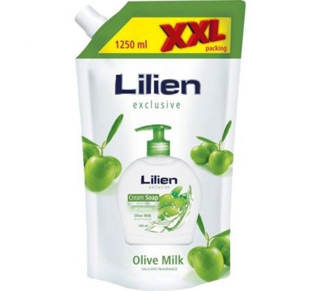 Tekuté mydlo NÁPLŇ XXL Lilien Oliva 1250 ml