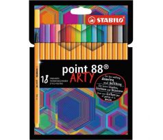 Sada linerov STABILO point 88/18S `ARTY`