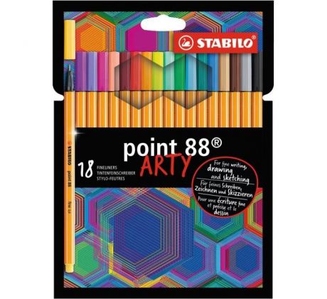 Sada linerov STABILO point 88/18S `ARTY`