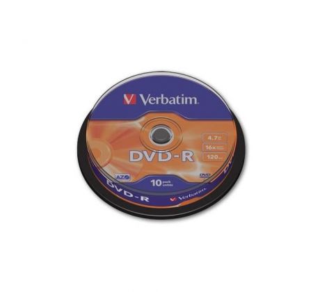 Verbatim DVD-R 16x cake10