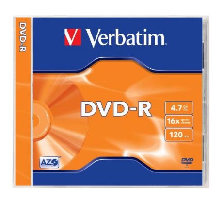 Verbatim DVD-R 16x klas.obal