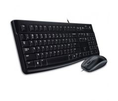 Klávesnica Logitech MK 120, USB, SK/CZ + optická myš